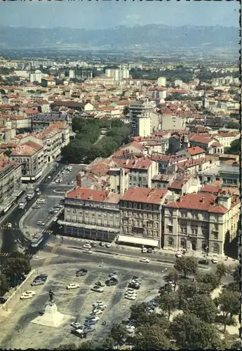 Valence Rhone Drome Fliegeraufnahme Grand Boulevard Chaine Vercors *