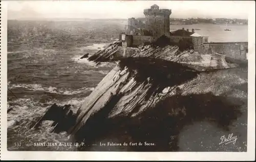 Saint-Jean-de-Luz Falaises Fort Socoa *