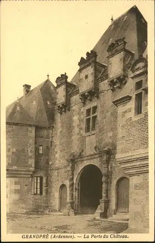 Grandpre Ardennes Porte Chateau  *