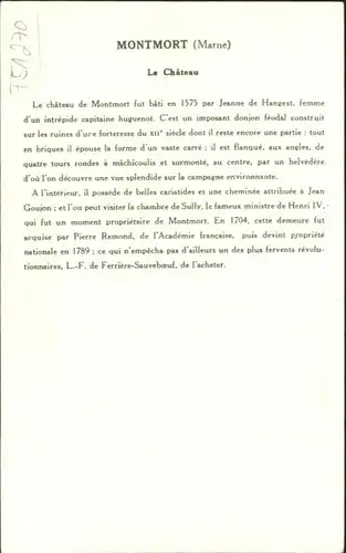 Montmort Chateau *