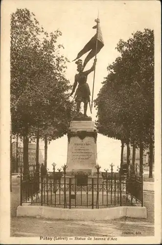 Patay Loiret Statue Jeanne d'Arc *