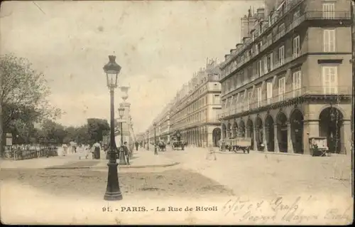 Paris Rue Rivoli x