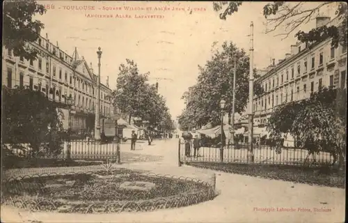 Toulouse Haute-Garonne Square Wilson Allee Jean Jaures