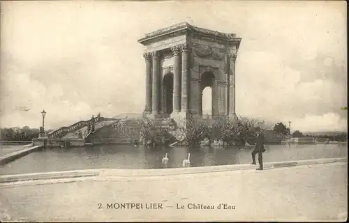 Montpellier Chateau d'Eau Wasserschloss *