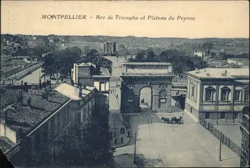 Montpellier Arc de Triomphe Plateau Peyrou *