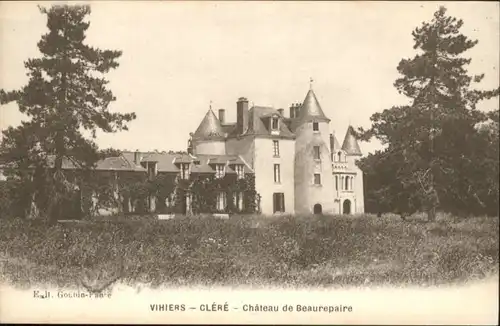 Vihiers Clere Chateau Beaurepaire *