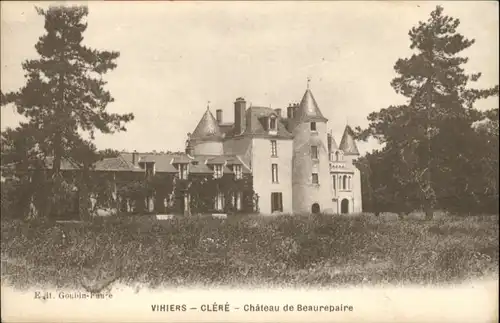 Vihiers Clere Chateau Beaurepaire *