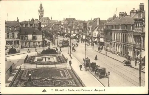 Calais Strassenbahn Boulevard Pasteur Jacquard *