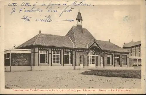 Liancourt Sanatorium Paul-Doumer Labruyere Refectoire *