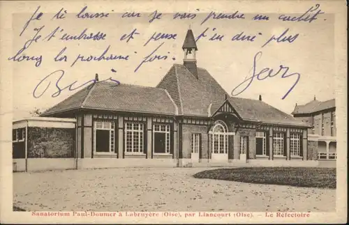 Liancourt Sanatorium Paul-Doumer Labruyere Refectoire *