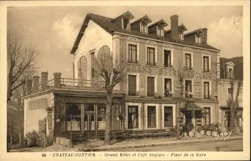 Chateau-Gontier Grand Hotel Cafe Anglais Place Gare *