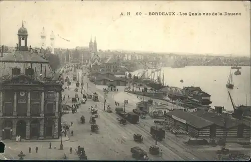 Bordeaux Quai Douane Hafen x