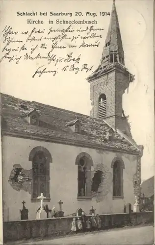 Schneckenbusch Kirche Zerstoerung x