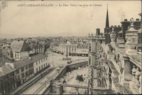 Saint-Germain-en-Laye Place Thiers Chateau *