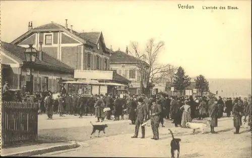 Verdun Arrivee Bleus *