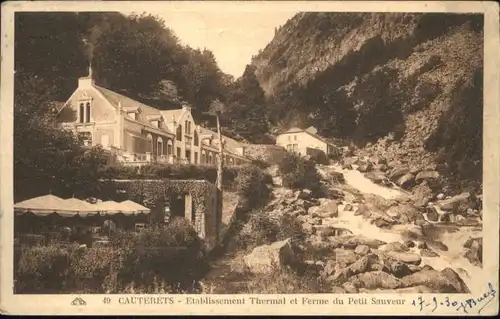 Cauterets Etablissement Thermal Ferme Petit Sauveur x