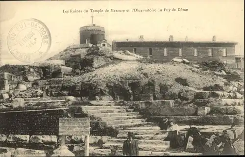Puy-de-Dome Ruines Temple Mercure Observatoire *