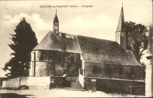 Soligny-la-Trappe Orne Eglise  x