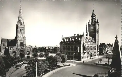 Armentieres Omnibus Hotel de Ville Eglise Saint-Waast *