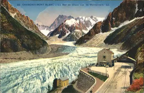 Chamonix-Mont-Blanc Mer Glace Gletscher Montenvers x