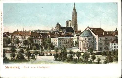 Strasbourg Alsace Strassburg Elsass Strassenbahn Kaiserplatz *