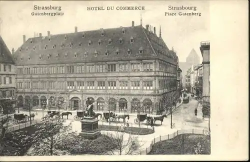 Strasbourg Alsace Strassburg Elsass Strasbourg Hotel Commerce Gutenbergplatz Place Gutenberg *