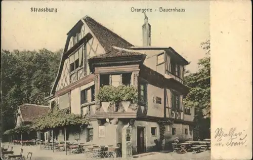 Strasbourg Alsace Strassburg Elsass Orangerie Bauernhaus x