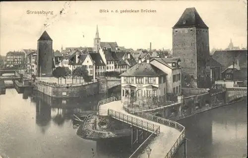 Strasbourg Alsace Strassburg Elsass Gedeckte Bruecke x