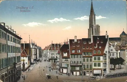 Strasbourg Alsace Strassburg Elsass Rabenplatz *