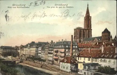 Strasbourg Alsace Strassburg Elsass Strasbourg Schiffleutstaden Quai Bateliers x