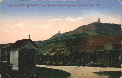 Scherweiler Schloesser Weilertal Schlachtfeld Bauernfeld *