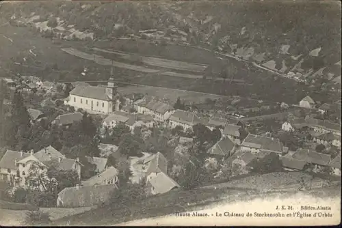 Urbeis Haute Alsace Chateau Storkensohn Eglise *