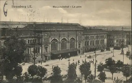 Strasbourg Alsace Strassburg Elsass Hauptbahnhof La gare x