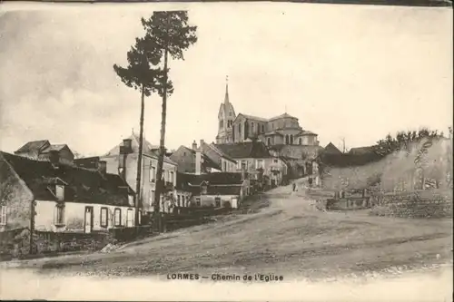 Lormes Chemin Eglise *