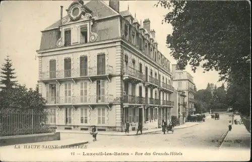 Luxeuil-les-Bains Rue Grands Hotels x