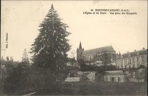 Montfort-l Amaury Montfort-l'Amaury L'Eglise Les Tours x