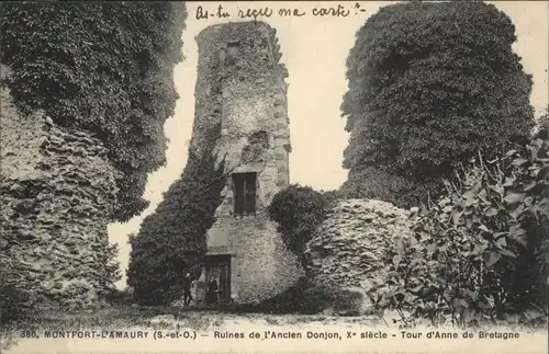 Montfort-l Amaury Montfort-l'Amaury Ruines de l'Ancien Donjon x