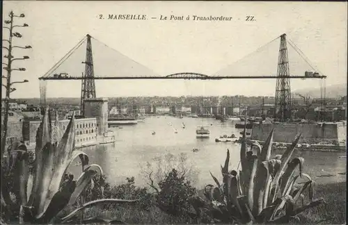 ww82754 Marseille Marseille Le Pont a Transbordeur * Kategorie. Marseille Alte Ansichtskarten