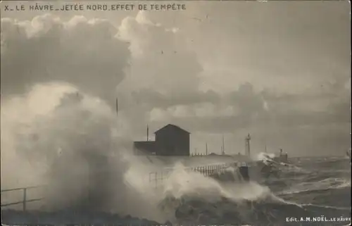 Le Havre Jetee Nord Effet Tempete x