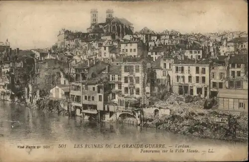 Verdun Ruines Grande Guerre *