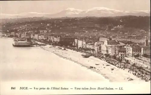 ww84189 Nice Alpes Maritimes Nice Hotel Suisse  * Kategorie. Nice Alte Ansichtskarten