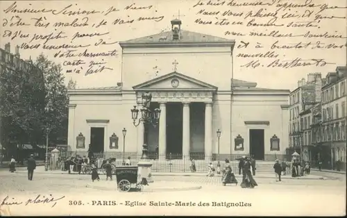 Paris Eglise Sainte Marie Batignolles x