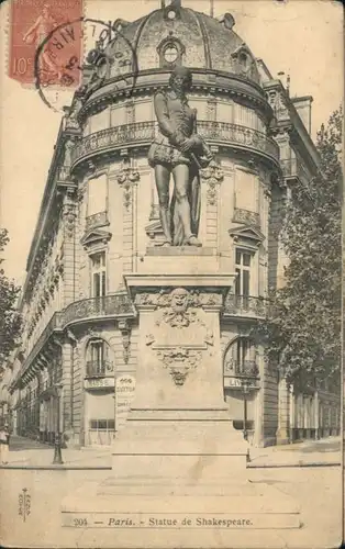 Paris Statue Shakespeare x