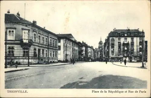 Thionville Place Repubique Rue Paris *