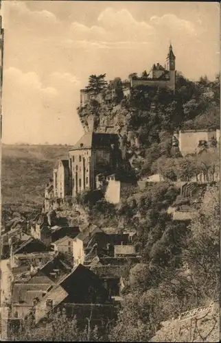 Rocamadour Vue d ensemble l est *