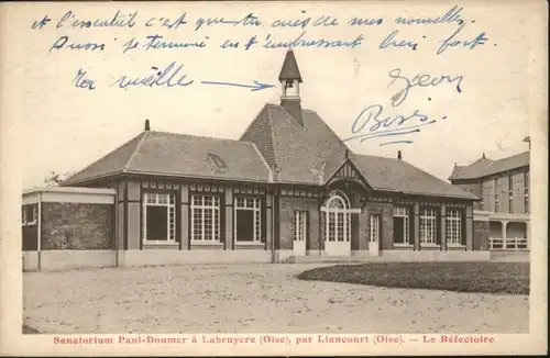 Liancourt Oise Sanatorium Paul-Doumer Labruyere Refectoire *