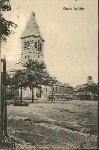 Lievin Kirche Zerstoerung *