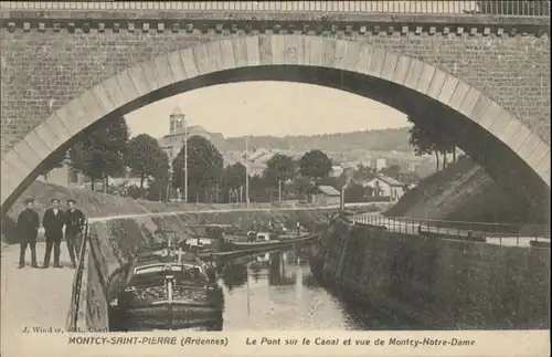 Montcy-Saint-Pierre Pont Canal Montcy-Notre-Dame *