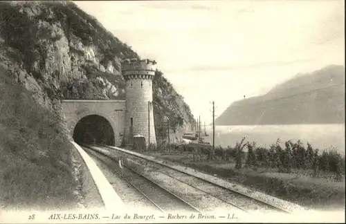 Aix-Les-Bains Rochers Brison Tunnel *