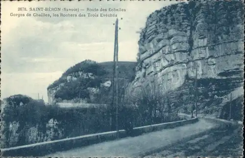 Saint-Beron Route Echelles Gorges Chailles *